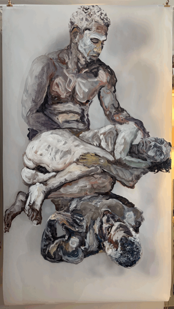 Live couple portrait
