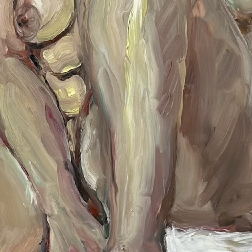 Sarah, the stolen painting by Fangyou Belleli