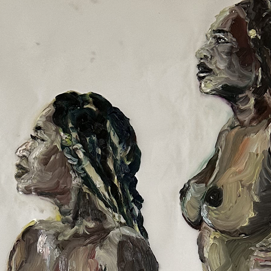 Didie — Twin Flames
Oil on tracing paper, 20 minutes each
Beaux-Arts de Paris 
